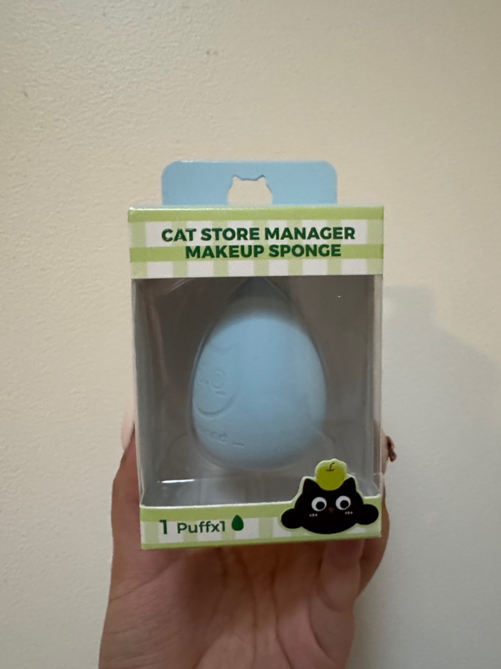 Light Blue Makeup Sponge Puff